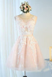 New Arrival Homecoming Dresses A Line Scoop Tulle With