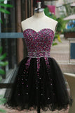 Sweetheart Homecoming Dresses A Line Tulle With