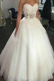 New Arrival Wedding Dresses A-Line Sweetheart Tulle