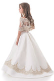 New Arrival Sweetheart Flower Girl Dresses A Line Satin With