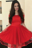 New Homecoming Dresses Scoop Short/Mini Tulle With