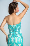 Prom Dresses Strapless Mermaid With Beading And
