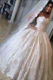 Sweetheart Wedding Dresses Ball Gown Tulle With
