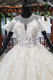 Gorgeous Ball Gown Big Wedding Dresses Princess Bridal Dress With STAPRBJ5CLK