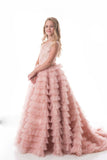 Tulle Scoop With Beads Flower Girl Dresses A Line Sweep
