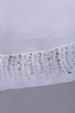 Sweetheart Bridal Dresses A-Line Tulle White Zipper Back Court