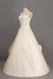 Ball Gown Quinceanera Dresses Sweetheart Floor Length With Handmade Flower And