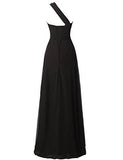 Long Chiffon A-line Beading Bridesmaid Dress Prom Gown