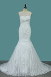 New Arrival Wedding Dresses Scoop Mermaid Tulle With Applique And