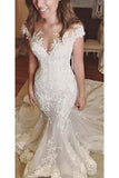 Wedding Dresses Mermaid Off The Shoulder Tulle With