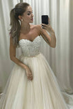 New Arrival Sweetheart A Line Tulle Wedding Dresses With