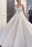 New Arrival Wedding Dresses A-Line Tulle With Appliques Off The