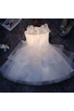 Tulle Homecoming Dresses Scoop With Applique A