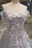 New Arrival Wedding Dresses Lace Up Off The Shoulder With Appliques And