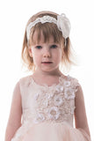 Asymmetrical Scoop Tulle With Applique Flower Girl Dresses A