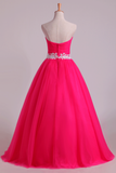 Sweetheart Ball Gown Floor Length Quinceanera Dresses With