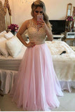 Scoop Prom Dresses A Line 30D Chiffon With
