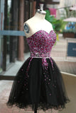 Sweetheart Homecoming Dresses A Line Tulle With