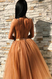 Ball Gown Tulle V Neck Homecoming Dresses with Appliques, Short Prom STA15620