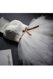 Tulle Sweetheart A Line Homecoming Dresses With Sash