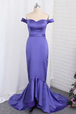 Bridesmaid Dresses Mermaid Off The Shoulder Satin With