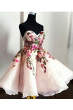 Homecoming Dresses Sweetheart A Line With Applique