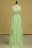 Sweetheart Ruched Bodice Bridesmaid Dress A Line Floor