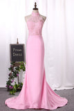 New Arrival Mermaid Prom Dresses Sexy High Neck Spandex Covered