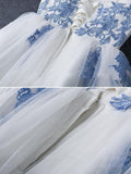 Elegant Sweetheart Tulle Appliques Short Mini A-Line Sweet 16 Dress