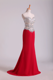 Sweetheart Prom Dresses A Line Chiffon With