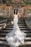 Mermaid Wedding Dresses Sweetheart Tulle With Applique And